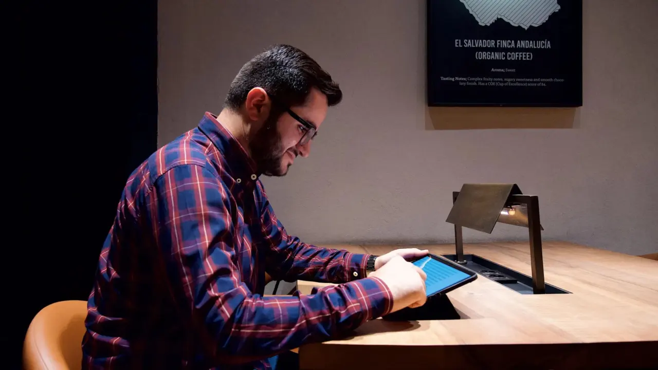 Laptop with technology news open